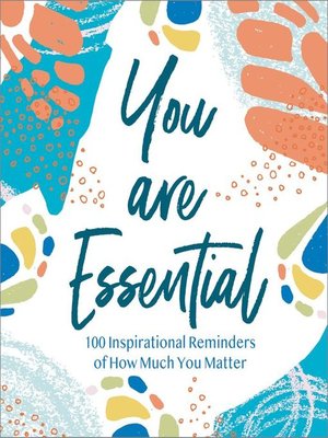 cover image of You Are Essential